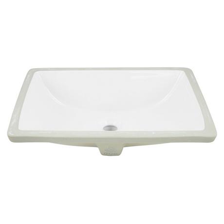 49" X 22" 3CM Quartz Vanity Top with Left Offset Rectangular Sink - Arctic White - 8" Faucet Holes