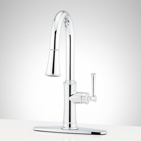 Beasley Single-Hole Pull-Down Kitchen Faucet