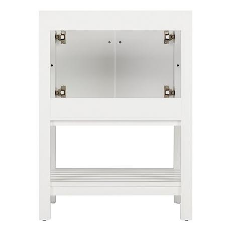24" Olsen Console Vanity for Undermount Sink - Soft White