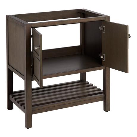 30" Olsen Console Vanity for Rectangular Undermount Sink - Ash Brown