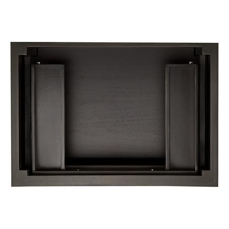 30" Elmdale Vanity for Rectangular Undermount Sink - Charcoal Black
