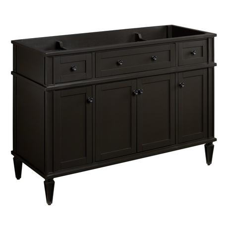 48" Elmdale Vanity - Charcoal Black - Vanity Cabinet Only
