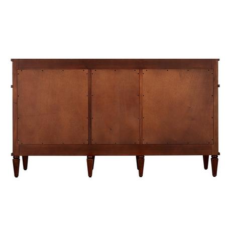 60" Elmdale Double Vanity - Antique Brown - Vanity Cabinet Only