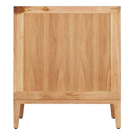 30" Aliso Teak Vanity - Natural Teak - Vanity Cabinet Only