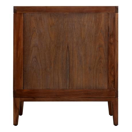 30" Aliso Teak Vanity for Rectangular Undermount - Java