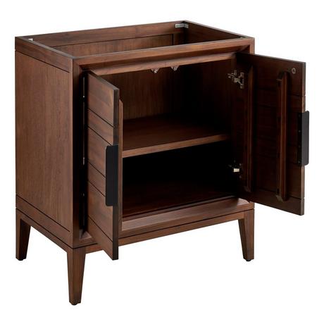 30" Aliso Teak Vanity for Rectangular Undermount - Java