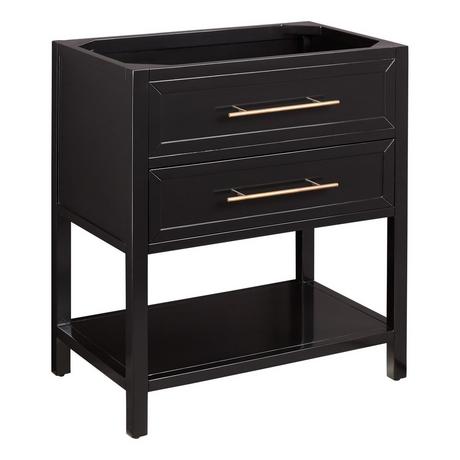 30" Robertson Console Vanity for Rectangular Undermount Sink - Black