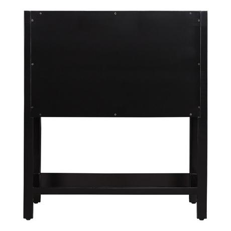 30" Robertson Console Vanity for Rectangular Undermount Sink - Black