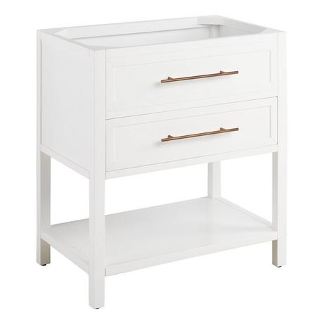 30" Robertson Console Vanity for Rectangular Undermount Sink - Bright White