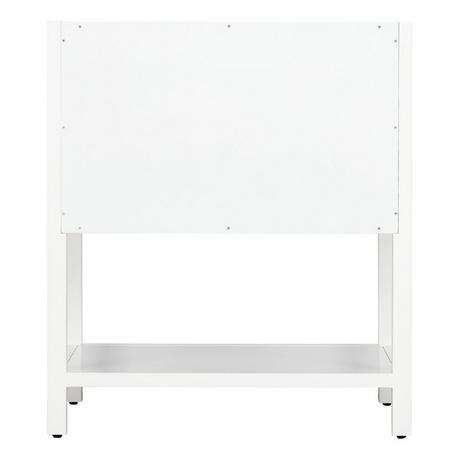 30" Robertson Console Vanity for Rectangular Undermount Sink - Bright White