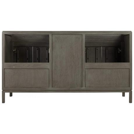 60" Becker Teak Vanity for Undermount Sink - Gray Wash