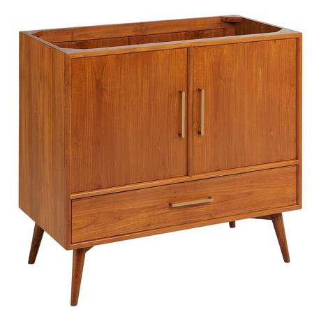 36" Novak Teak Vanity with Rectangular Undermount Sink - Teak