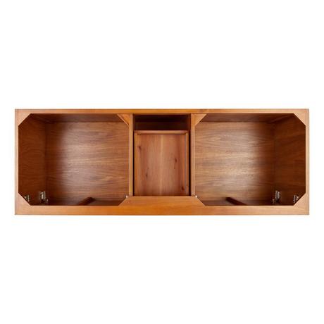 60" Novak Double Teak Vanity - Teak