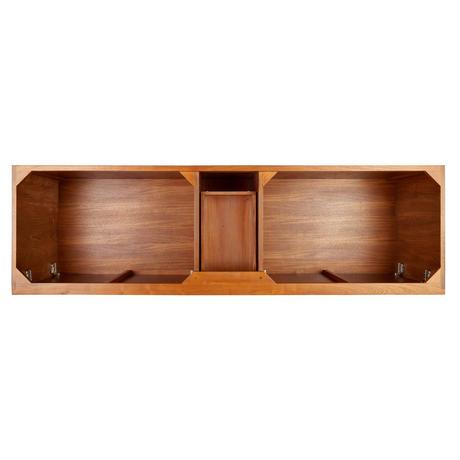 72" Novak Double Teak Vanity - Teak