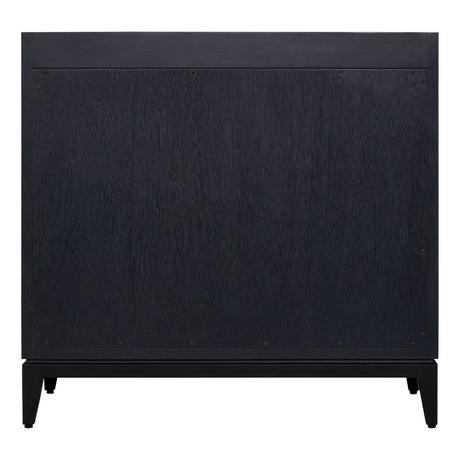 36" Hytes Mahogany Vanity With Undermount Sink - Midnight Navy Blue