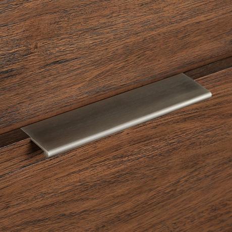 36" Hytes Mahogany Vanity With Undermount Sink - Carob Brown