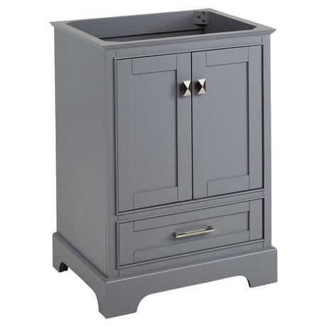 24" Quen Vanity With Rectangular Undermount Sink - Gray