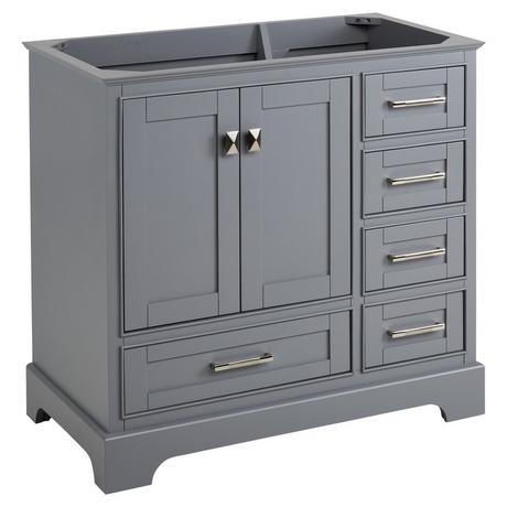 36" Quen Vanity With Undermount Sink - Gray