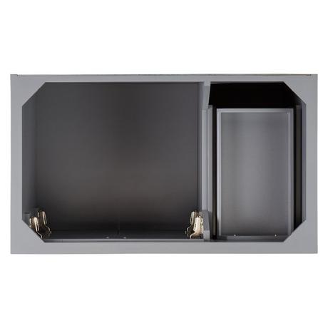 36" Quen Vanity With Undermount Sink - Gray