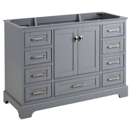 48" Quen Vanity With Rectangular Undermount Sink - Gray