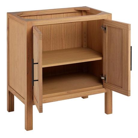 30" Ayanna Mindi Vanity with Rectangular Undermount Sink - Natural Mindi