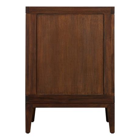 24" Aliso Teak Vanity with Rectangular Undermount Sink - Java