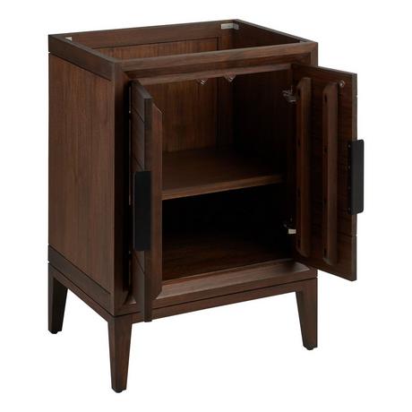 24" Aliso Teak Vanity with Rectangular Undermount Sink - Java