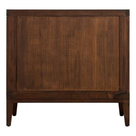 36" Aliso Teak Vanity with Rectangular Undermount Sink - Java