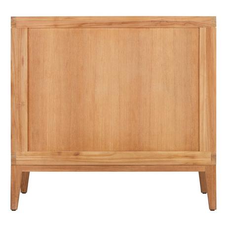 36" Aliso Teak Vanity with Undermount Sink - Natural Teak