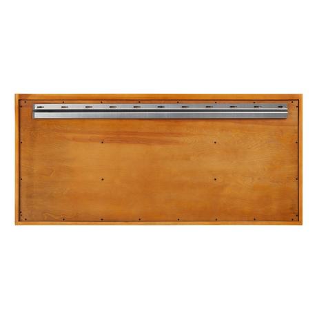 48" Dita Wall-Mount Vanity with Rectangular Undermount Sink - Honey Oak