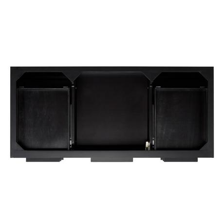 48" Dita Wall-Mount Vanity with Rectangular Undermount Sink - Black