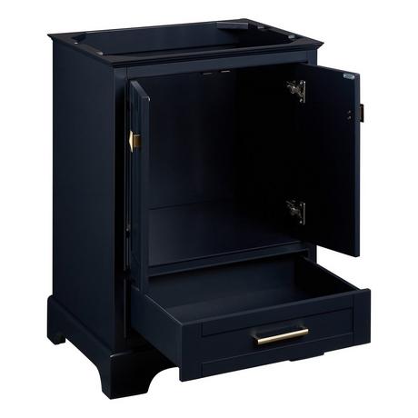 24" Quen Vanity - Midnight Navy Blue - Vanity Cabinet Only