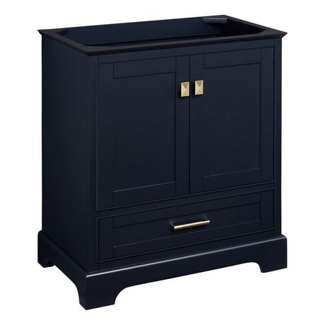30" Quen Vanity - Midnight Navy Blue - Vanity Cabinet Only