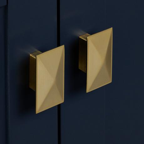 30" Quen Vanity - Midnight Navy Blue - Vanity Cabinet Only