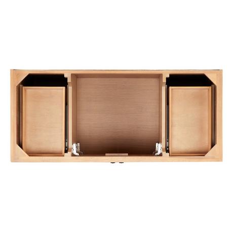 48" Quen Vanity - Driftwood Brown - Vanity Cabinet Only