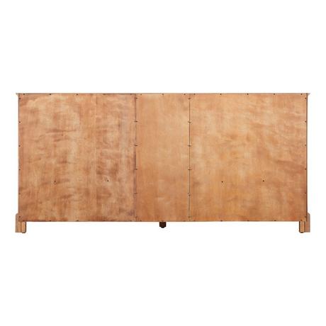 72" Quen Vanity - Driftwood Brown - Vanity Cabinet Only