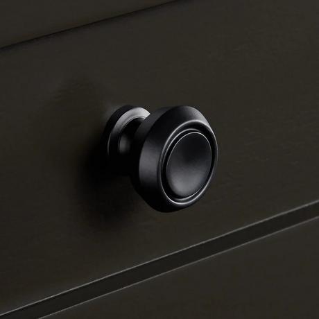 60" Elmdale Double Vanity with Rectangular Undermount Sinks - Charcoal Black