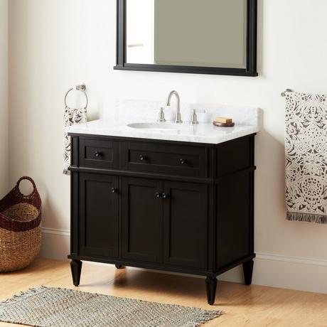 36" Elmdale Vanity with Undermount Sink - Charcoal Black