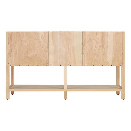 60" Robertson Console Vanity with Undermount Sinks - Unfinished