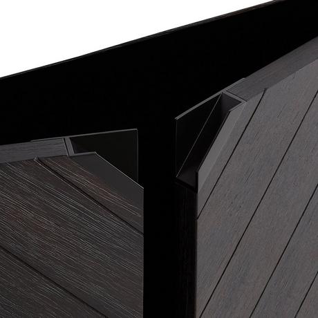 30" Fircrest Vanity with Integral Sink - Charcoal