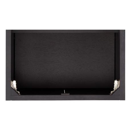 24" Fircrest Vanity with Integral Sink - Charcoal