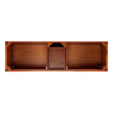 72" Maybeck Double Vanity With Rectangular Undermount sinks - Tinted Oak
