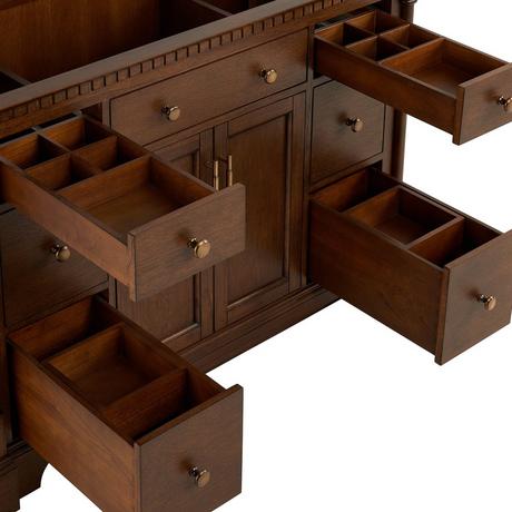 48" Claudia Vanity - Antique Coffee - Vanity Cabinet Only