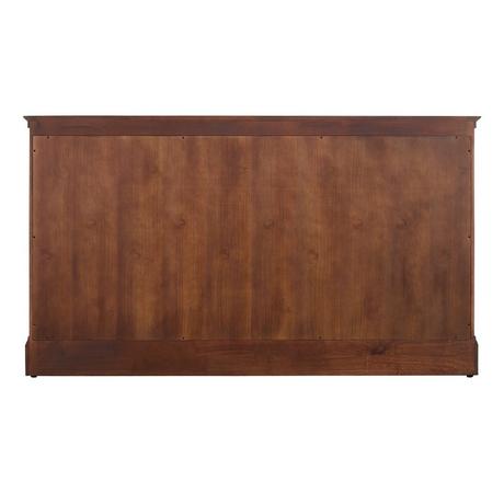 60" Claudia Double Vanity - Antique Coffee - Vanity Cabinet Only