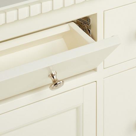 36" Claudia Vanity - White - Vanity Cabinet Only