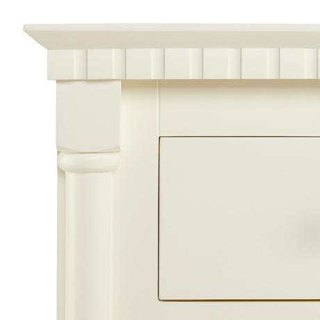 60" Claudia Double Vanity - White - Vanity Cabinet Only