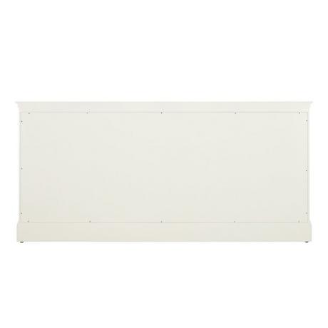 72" Claudia Double Vanity - White - Vanity Cabinet Only