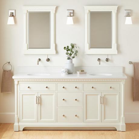 72" Claudia Double Vanity With Undermount Sinks - White