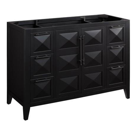 48" Holmesdale Vanity with Rectangular Undermount Sink - Black