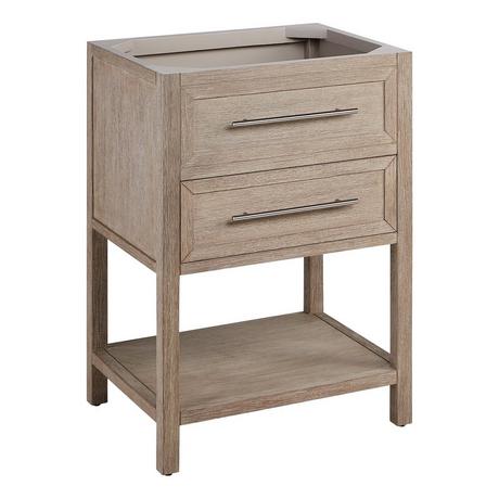 24" Robertson Console Vanity with Rectangular Undermount Sink - Brushed White